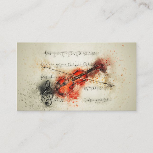 Dançar para o Cartão de visita de Música (Frente)