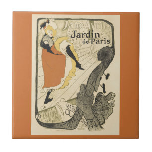 Dançarina Art Nouveau Jane Avril por Toulouse Laut