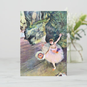 Dançarina com um Buquê de Flores por Edgar Degas