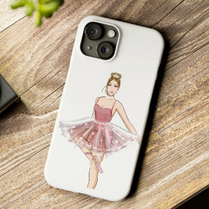 dançarina de balé, esboço de moda,