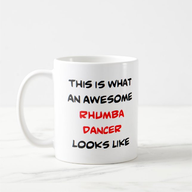 dançarina de Rumba, caneca de café incrível (Esquerda)
