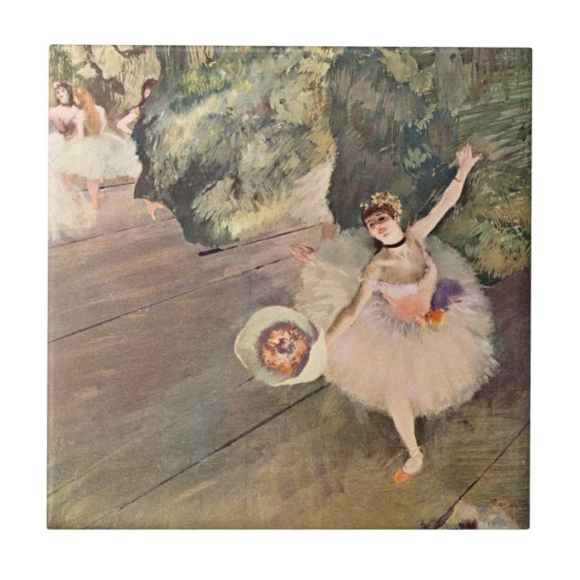 Dançarina / Estrela do Balé - Pintura de Degas (Frente)
