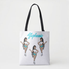 Dançarino Braided Personalised Bolsa (Aqua)
