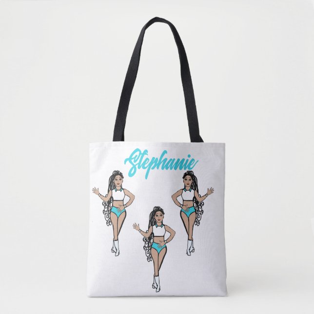 Dançarino Braided Personalised Bolsa (Aqua) (Frente)