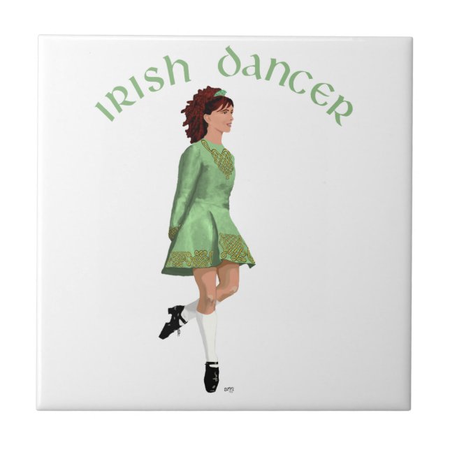 Dançarino Irlandês - Verde (Frente)