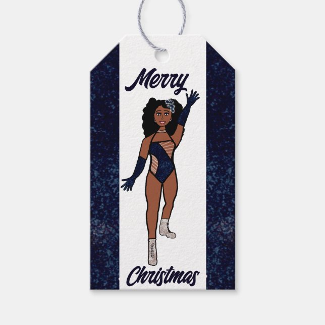 Dançarino Personalizado - Etiqueta de Presente Ind (Frente)