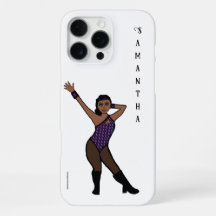 Dançarino Personalizado Roxo Estampa Prata # 1