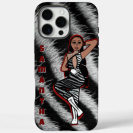 Dançarino Personalizado Zebra Vermelha #1