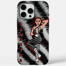 Dançarino Personalizado Zebra Vermelha #2