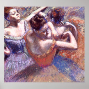 Dançarinos 1899 Edgar Degas Poster