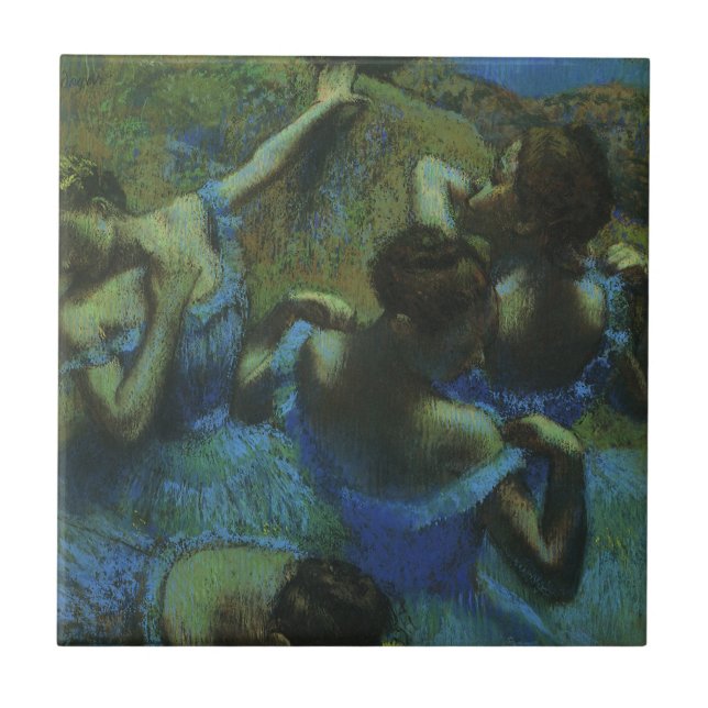 Dançarinos azuis por Edgar Degas, Impressionismo d (Frente)