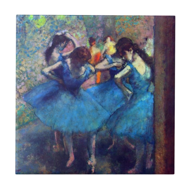 Dançarinos em azul por Edgar Degas, Arte Balé de V (Frente)