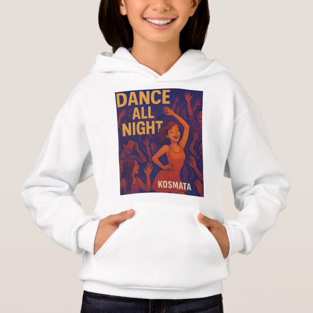 Dance All Night - Hoodie Mädchen (Frente)