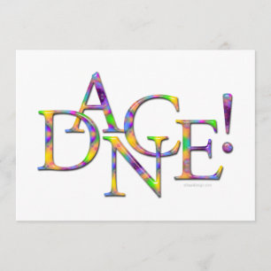 Dance! Considerando ou convite de festas