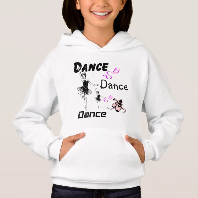 Dance Dance Dance Balés Garotas Hoodie (Frente)