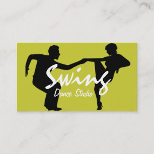 Dance Instrutor Studio Lessons Cartão de visita