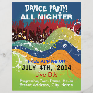Dance Party All Nighight Flyer