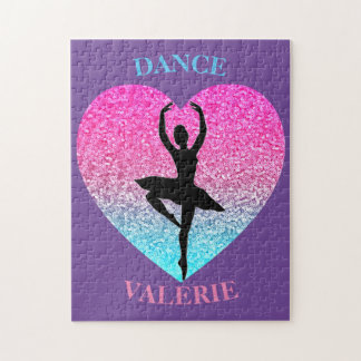 Dance Sparkle Heart Quebra-cabeça para Dançarinos