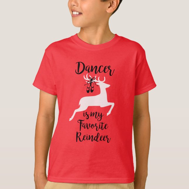 Dancer é a minha camisa favorita de Crianças de Re (Frente)