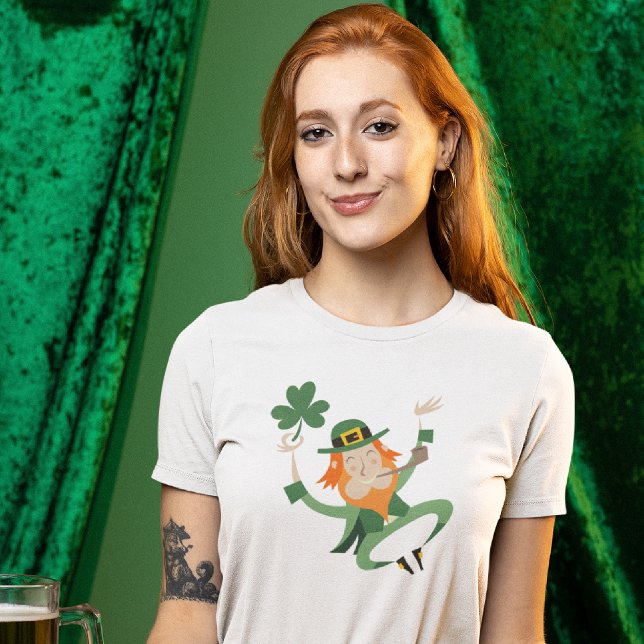 Dancing Leprechaun | Ruas. Camisas do dia de Patri (Criador carregado)