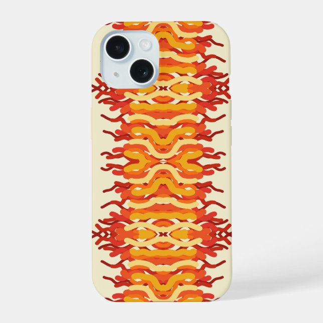 Dancing Sunburst Explosão de Cor Arte Abstrata (Verso)