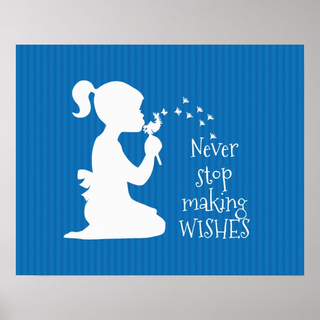 Dandelion Deseja Design Poster (Frente)