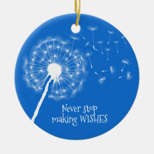 Dandelion Deseja Ornamento Cerâmico Design