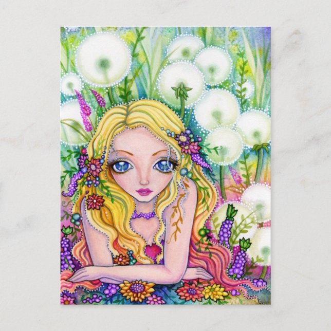 Dandelion Fairy Kingdom - Cartão postal (Frente)