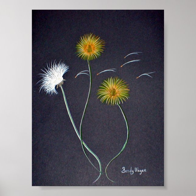 Dandelions Poster Grande (Frente)