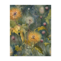 Dandelions Scrapbook Paper
