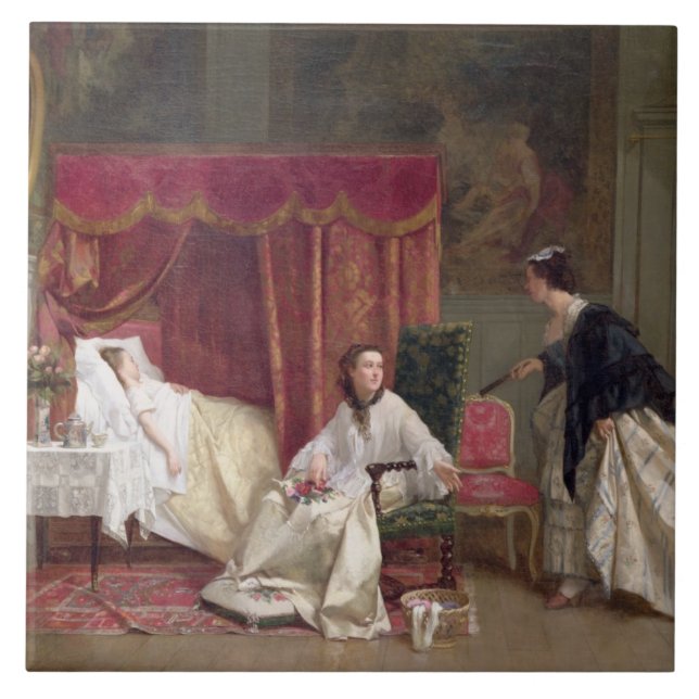 Dando boas-vindas ao visitante, 1867 (óleo em (Frente)