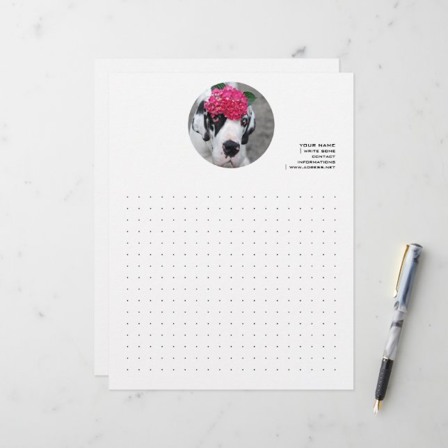 Dane Grande Personalizado (Frente/Verso In Situ)