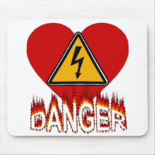 Danger Love Mousepad
