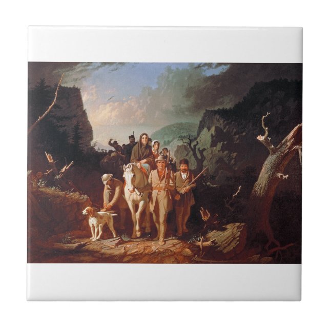 Daniel Boone escoltando colonos  (Frente)