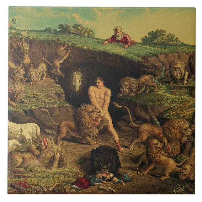 Daniel no Lions'Den (Frente)