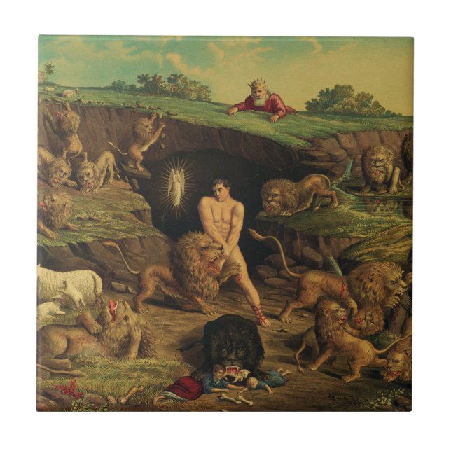 Daniel no Lions'Den (Frente)