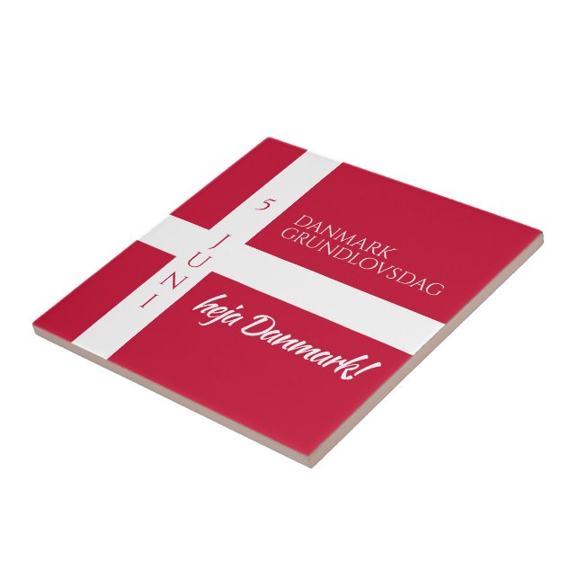 Danmark Grundlovsdag Bandeira Dinamarquesa para o  (Lateral)