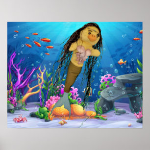 Danni, a Poster Mermaid
