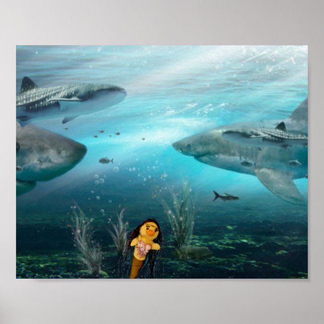 Danni the Mermaid  Poster (Frente)