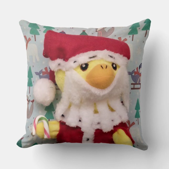 Danny Duck Papai Noel Almofada de Natal (Frente)