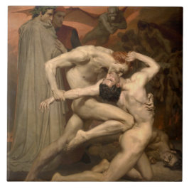 Dante e Virgil no Inferno (por Bouguereau)