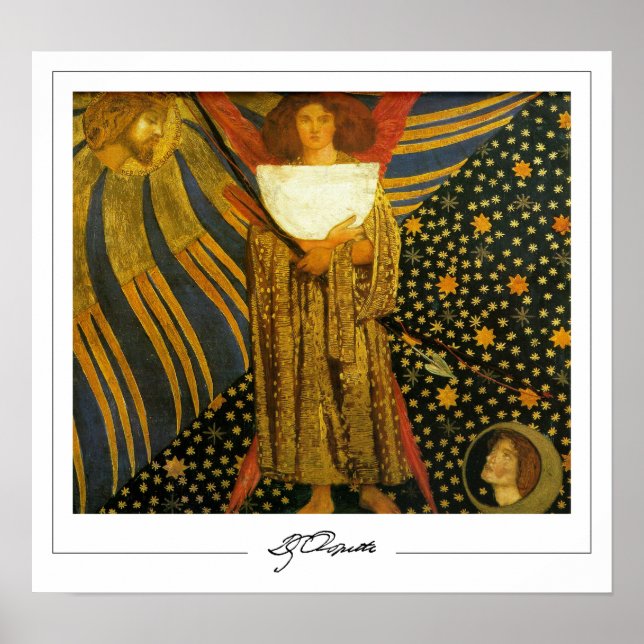 Dante Gabriel Rossetti Zedign Art Poster #125 (Frente)