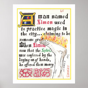 Dante's Inferno, Canto XIX Impressão