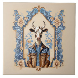 Dapper Velho Wild West Cowboy Engraçado Arte de Va