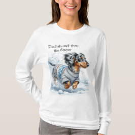 Dapple Dachshund - Camisa De Natal