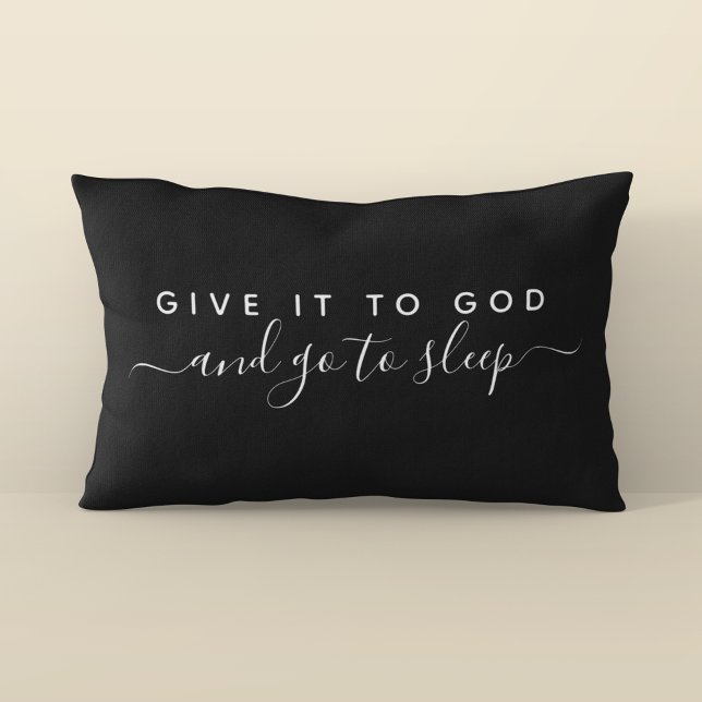 Dar A Deus Uma Boa Noite, Mínima Citação De Fé (Pillowcase available in standard and king size)