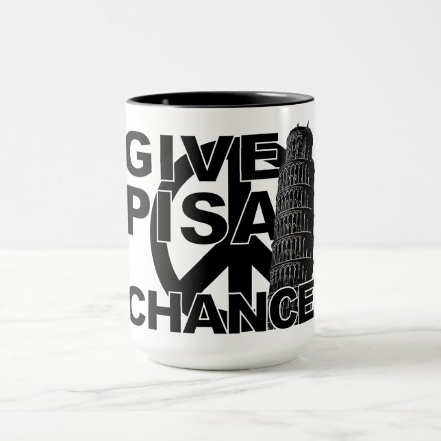 Dar caneca Pisa Chance - escolha estilo, cor (Centro)