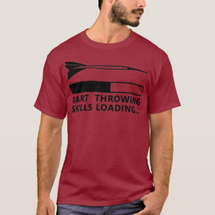 Dardos habilidades carregando camiseta