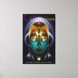 Daria Cyborg Queen Canvas Print