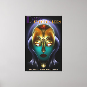 Daria Cyborg Queen Canvas Print